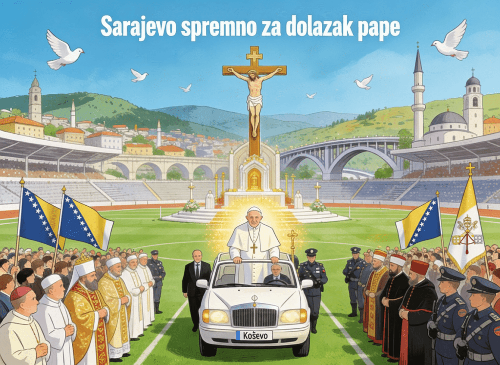 Sarajevo spremno za dolazak pape